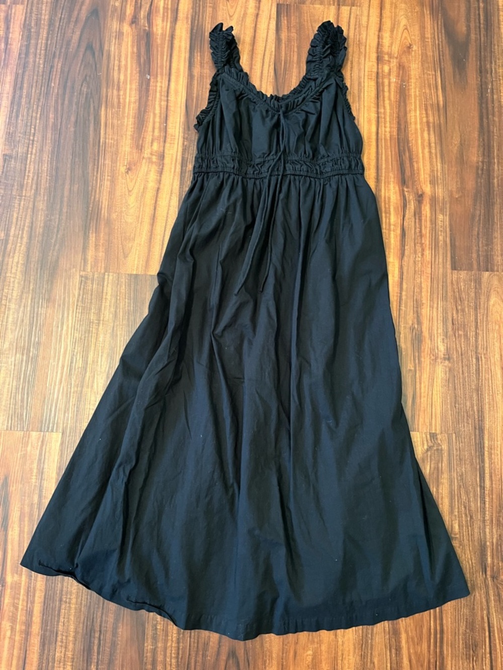 Old Navy Black Maternity Midi Dress M